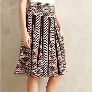 Anthropologie Ranna Gill Chevron Aztec skirt